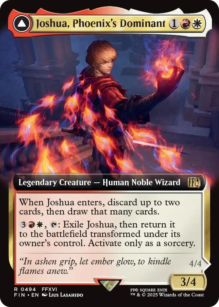 Joshua, Phoenix's Dominant (Extended Art) | FINAL FANTASY #494