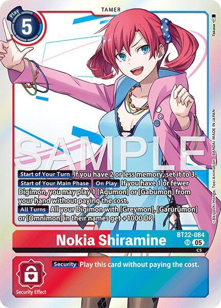 Nokia Shiramine | Cyber Eden #BT22-084 SR