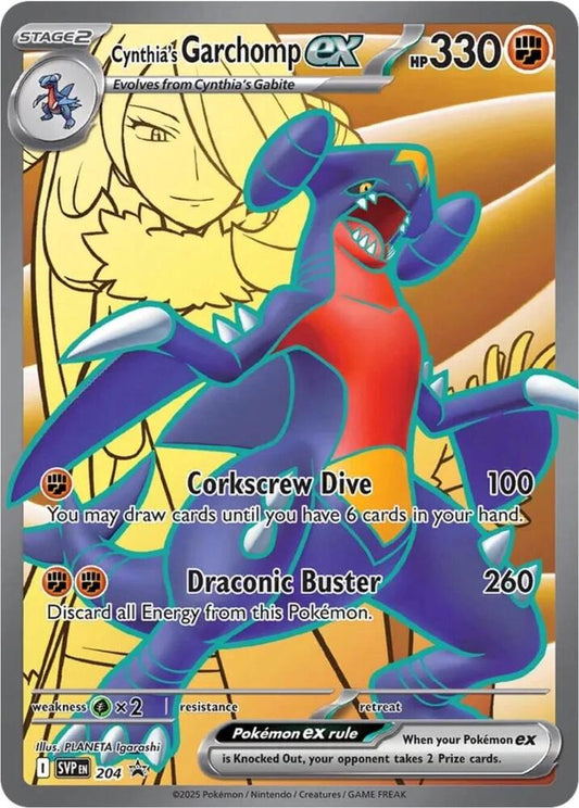 Cynthia's Garchomp ex | SV: Scarlet & Violet Promo Cards #204