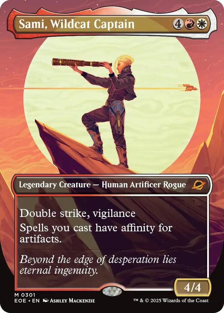 Sami, Wildcat Captain (Borderless) | Edge of Eternities #301