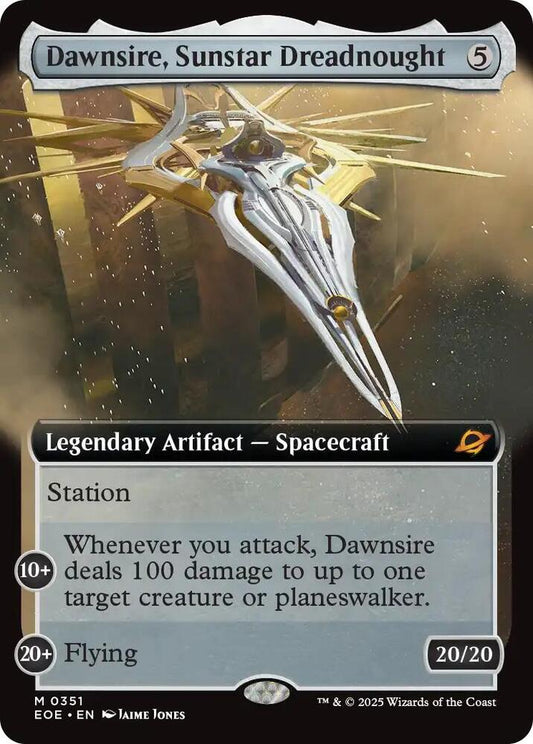 Dawnsire, Sunstar Dreadnought (Extended Art) | Edge of Eternities #351