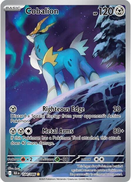 Cobalion - 144/086 | SV: Black Bolt #144/086