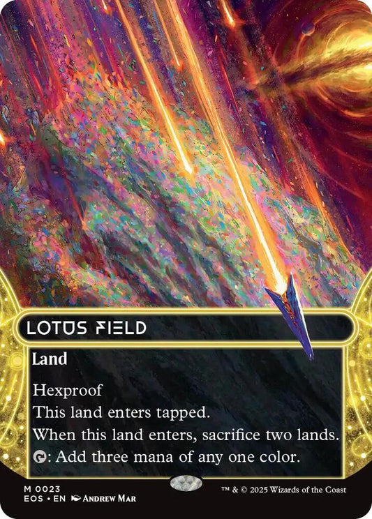 Lotus Field (0023) (Borderless) | Edge of Eternities: Stellar Sights #23
