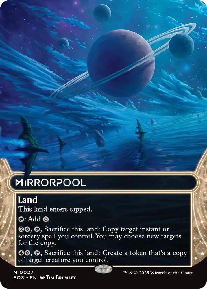 Mirrorpool (0027) (Borderless) | Edge of Eternities: Stellar Sights #27