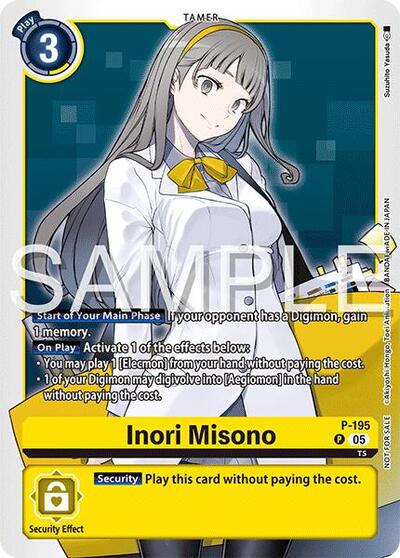 Inori Misono (Time Stranger Demo Deck) | Digimon Demo Deck Exclusive Cards #P-195 P