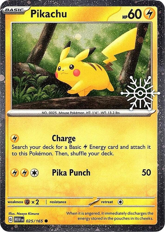 Pikachu - 025/165 (Holiday Calendar) | Miscellaneous Cards & Products #025/165