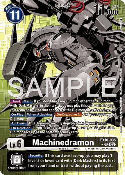 Machinedramon (Alternate Art) | Sinister Order #EX10-035 R
