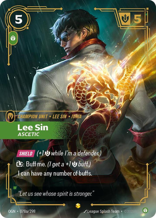 Lee Sin - Ascetic (Alternate Art) | Origins #078a/298