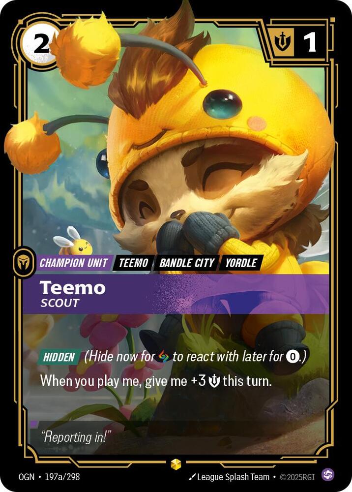 Teemo - Scout (Alternate Art) | Origins #197a/298