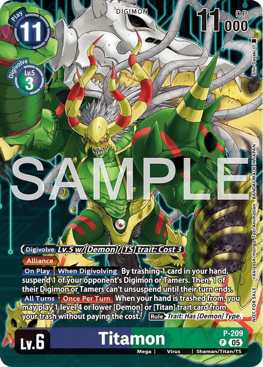 Titamon (Hacker's Slumber Box Promotion Pack) | Digimon Promotion Cards #P-209 P