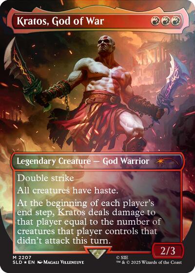 Kratos, God of War (Rainbow Foil) | Secret Lair Drop Series #2207