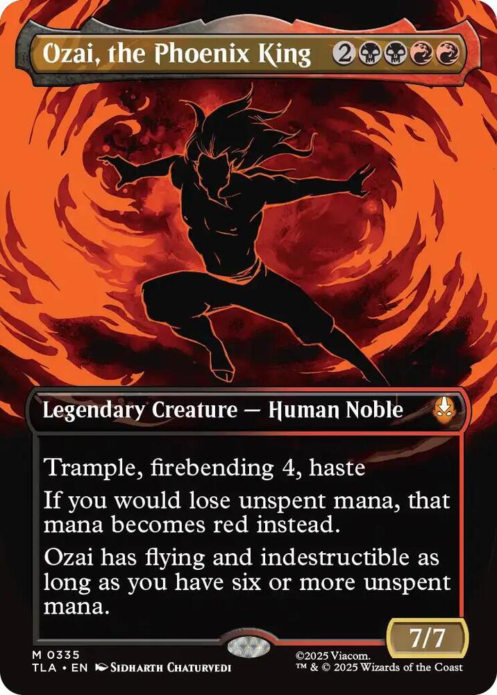 Ozai, the Phoenix King (0335) (Borderless) | Avatar: The Last Airbender #335