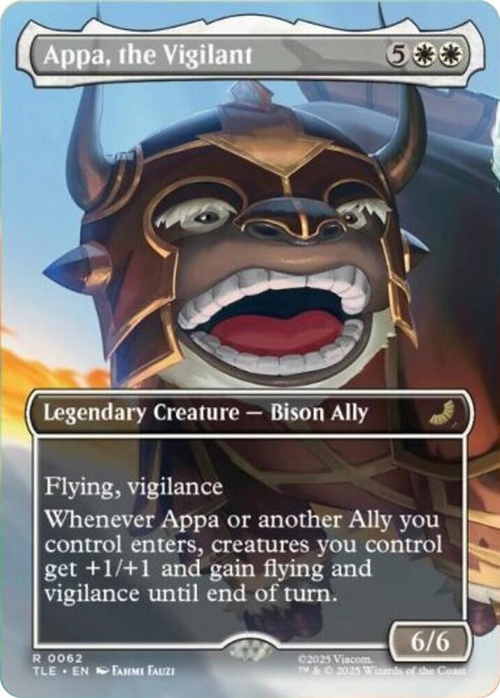 Appa, the Vigilant (Borderless) | Avatar: The Last Airbender: Eternal-Legal #62