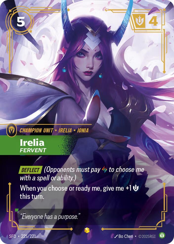 Irelia - Fervent (Overnumbered) | Spiritforged #225/221