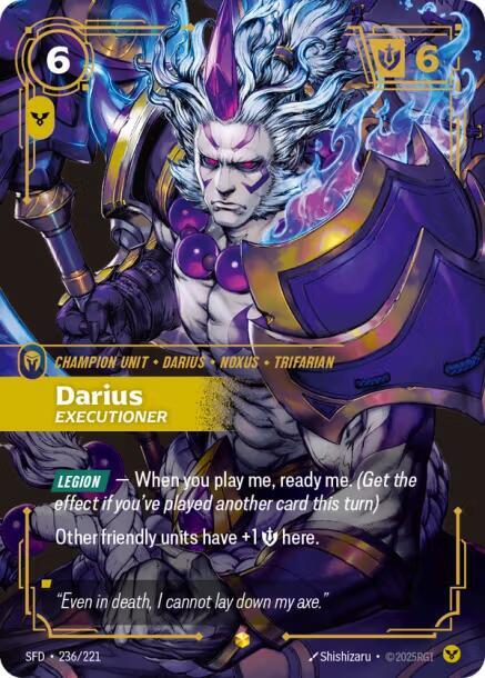 Darius - Executioner (Overnumbered) | Spiritforged #236/221