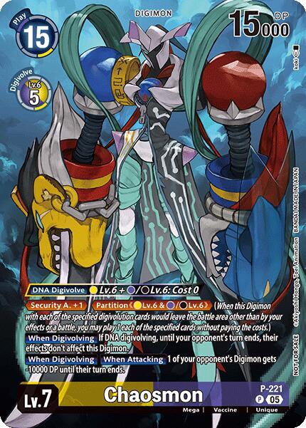 Chaosmon (Time Stranger Box Topper) | Time Stranger #P-221 P