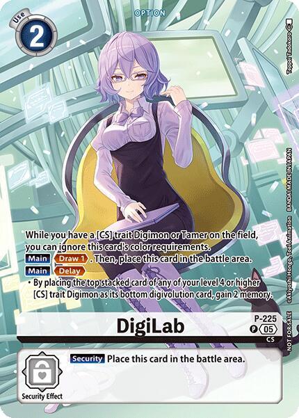 Digilab (Time Stranger Box Topper) | Digimon Promotion Cards #P - 225 P