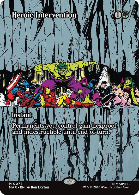 Heroic Intervention (0078) (Borderless) | Marvel Universe Eternal-Legal #78