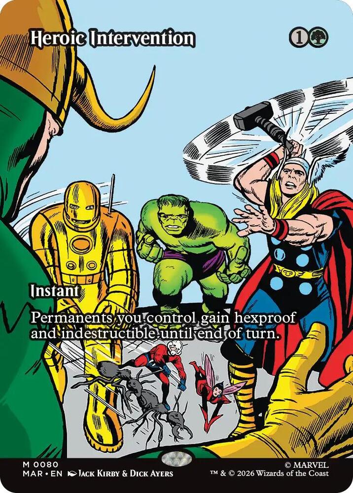 Heroic Intervention (0080) (Borderless) | Marvel Universe Eternal-Legal #80