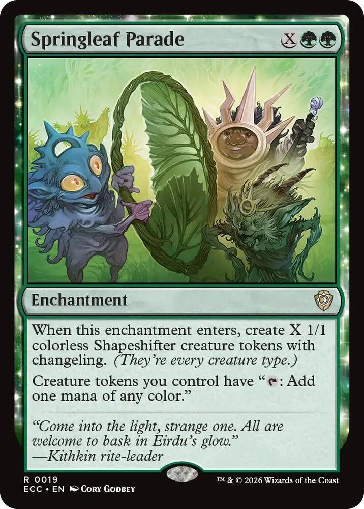 Springleaf Parade | Commander: Lorwyn Eclipsed #19