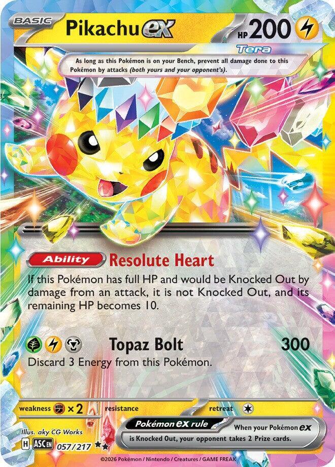 Pikachu ex - 057/217 | ME: Ascended Heroes #057/217