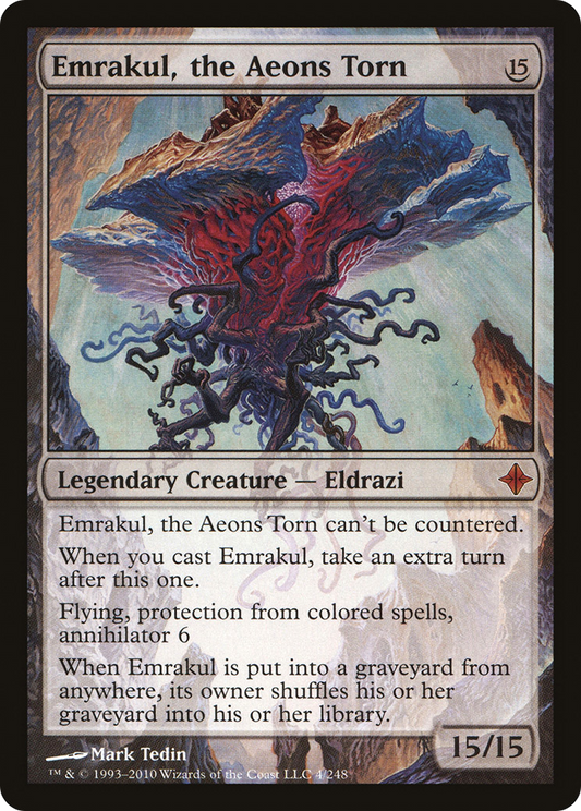Emrakul, the Aeons Torn | Rise of the Eldrazi #4 [foil]