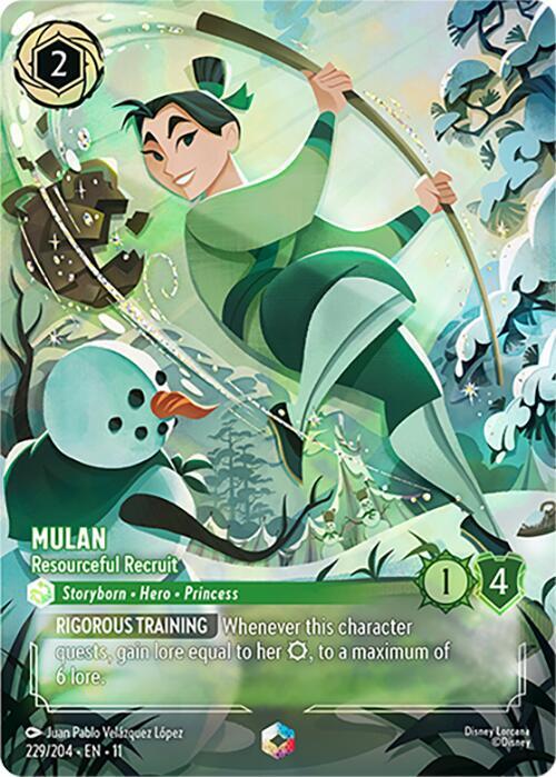 Mulan - Resourceful Recruit (Enchanted) | Winterspell #229/204