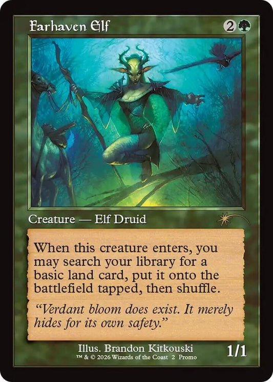 Farhaven Elf (Retro Frame) | WPN & Gateway Promos #2