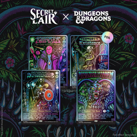 Secret Lair Drop: Secret Lair x Dungeons & Dragons: Black Lights & Dark Dungeons - Traditional Foil Edition | Secret Lair Drop Series #unknown