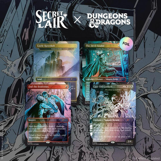 Secret Lair Drop: Secret Lair x Dungeons & Dragons: Strahd’s Descent - Foil Edition | Secret Lair Drop Series #unknown