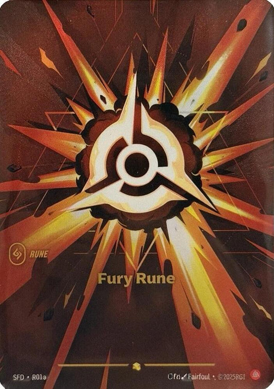 Fury Rune (Alternate Art) | Spiritforged #R01a