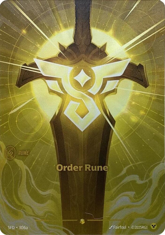 Order Rune (Alternate Art) | Spiritforged #R06a