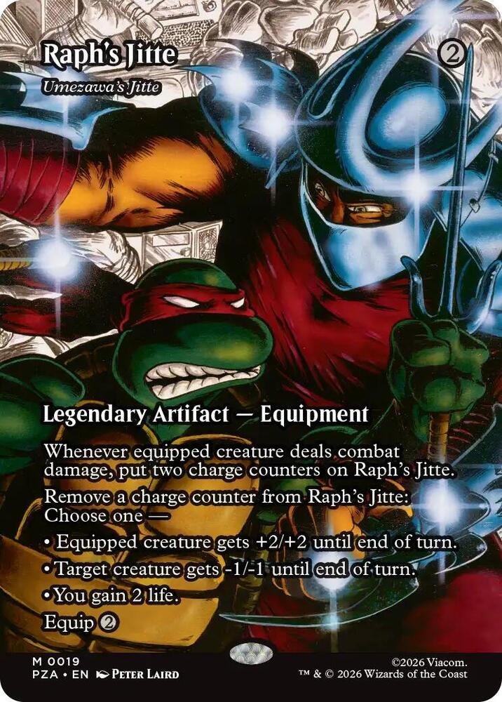 Raph's Jitte - Umezawa's Jitte (Borderless) | Teenage Mutant Ninja Turtles Source Material #19