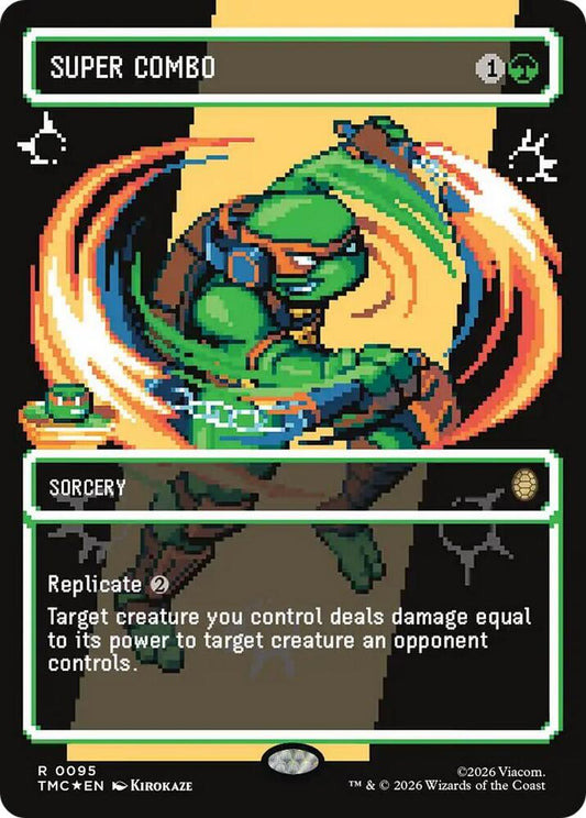 Super Combo (Borderless) (Surge Foil) | Commander: Teenage Mutant Ninja Turtles #95