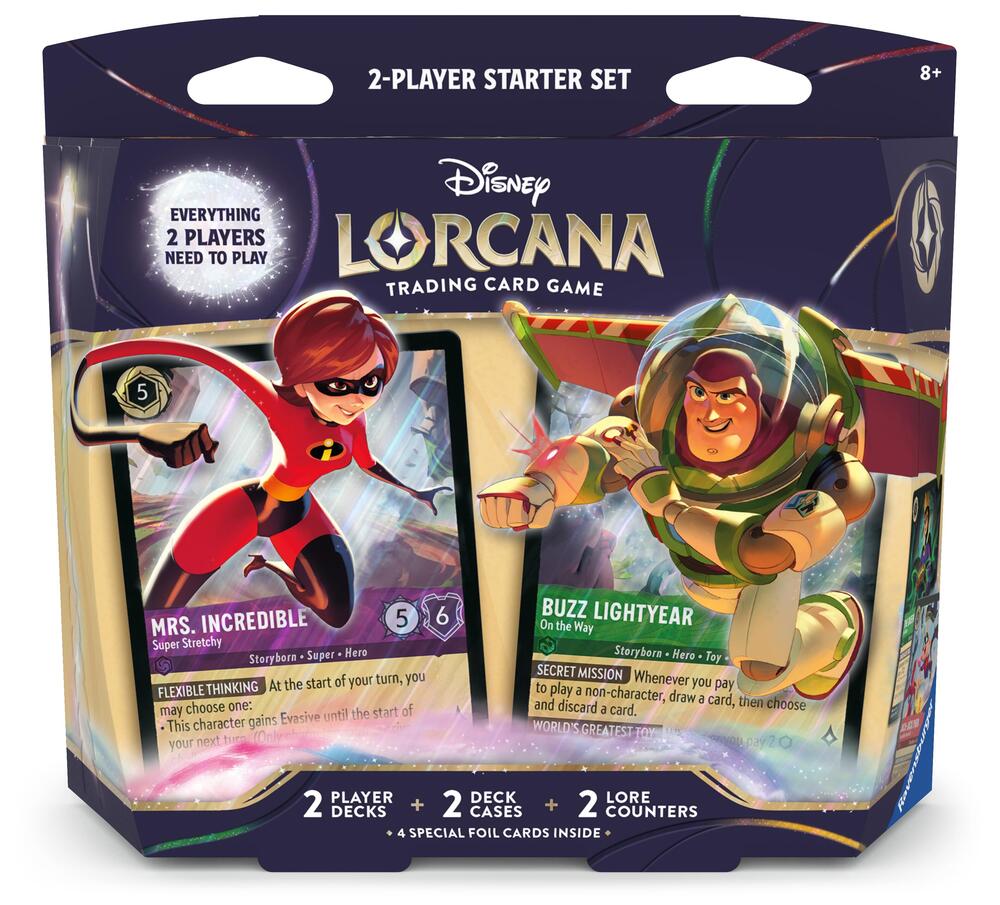 Disney Lorcana: 2-Player Deck Display - Elastigirl & Buzz Lightyear