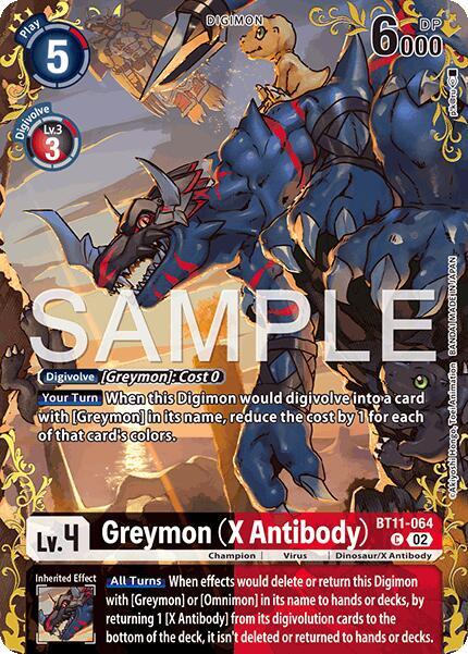 Greymon (X Antibody) - BT11-064 (Alternate Art) | Dual Revolution #BT11-064 C