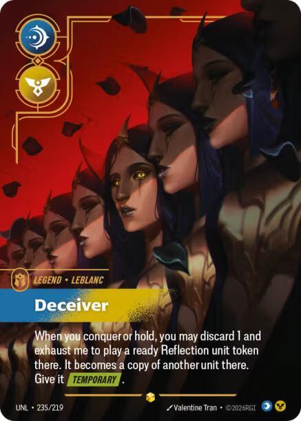 LeBlanc - Deceiver (Overnumbered) | Unleashed #235/219
