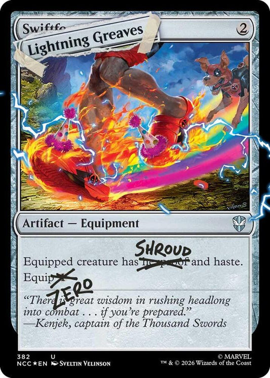 Lightning Greaves (382) (Pool Party Foil) | Secret Lair Drop Series #382