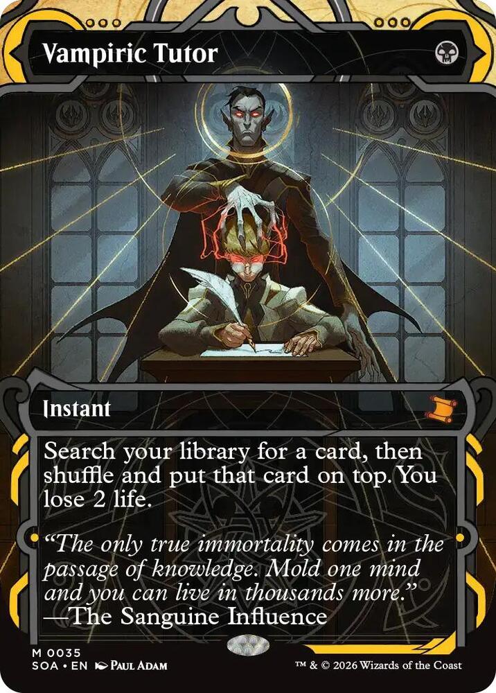 Vampiric Tutor | Secrets of Strixhaven: Mystical Archive #35