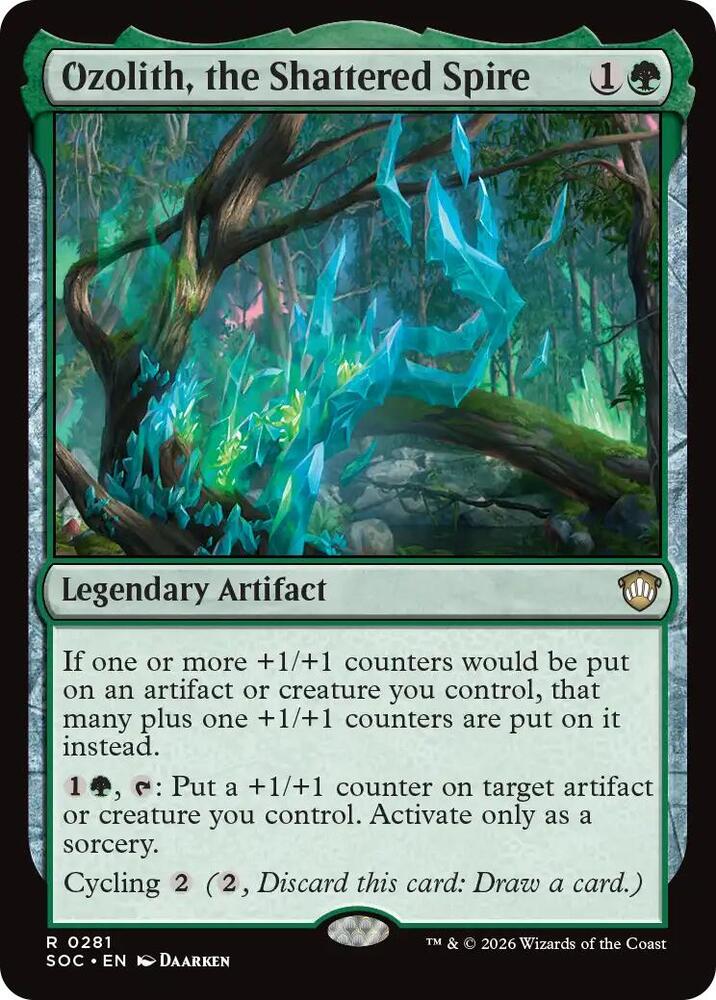 Ozolith, the Shattered Spire | Commander: Secrets of Strixhaven #281