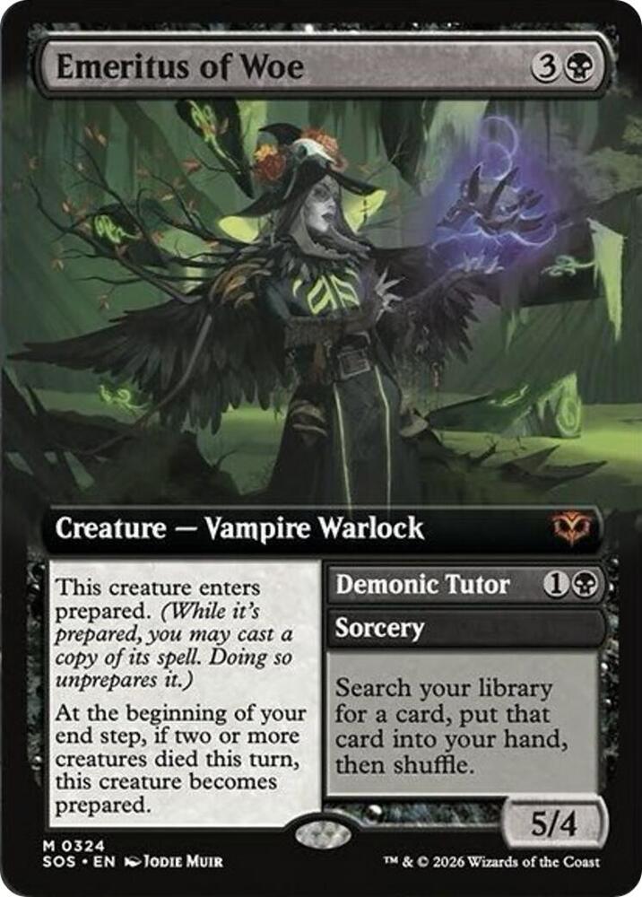 Emeritus of Woe (Extended Art) | Secrets of Strixhaven #324
