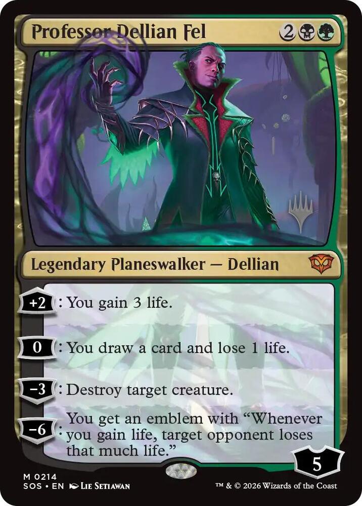 Professor Dellian Fel | Promo Pack: Secrets of Strixhaven #214