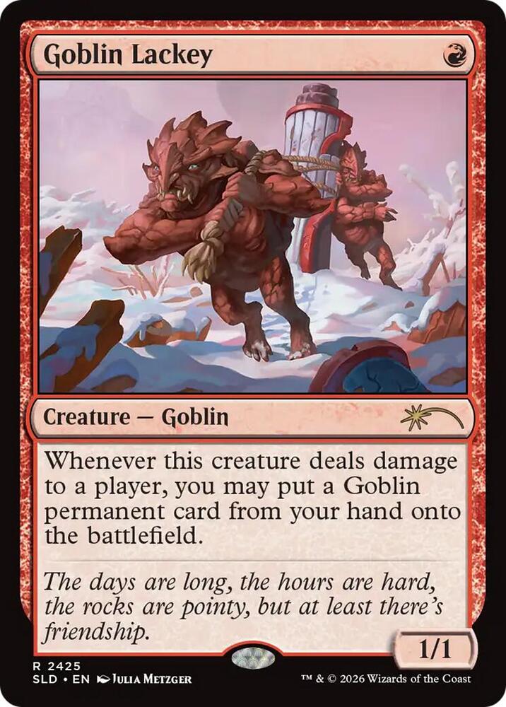 Goblin Lackey (2425) | Secret Lair Drop Series #2425