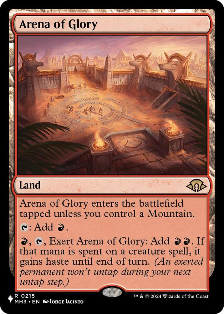 Arena of Glory | The List Reprints #215