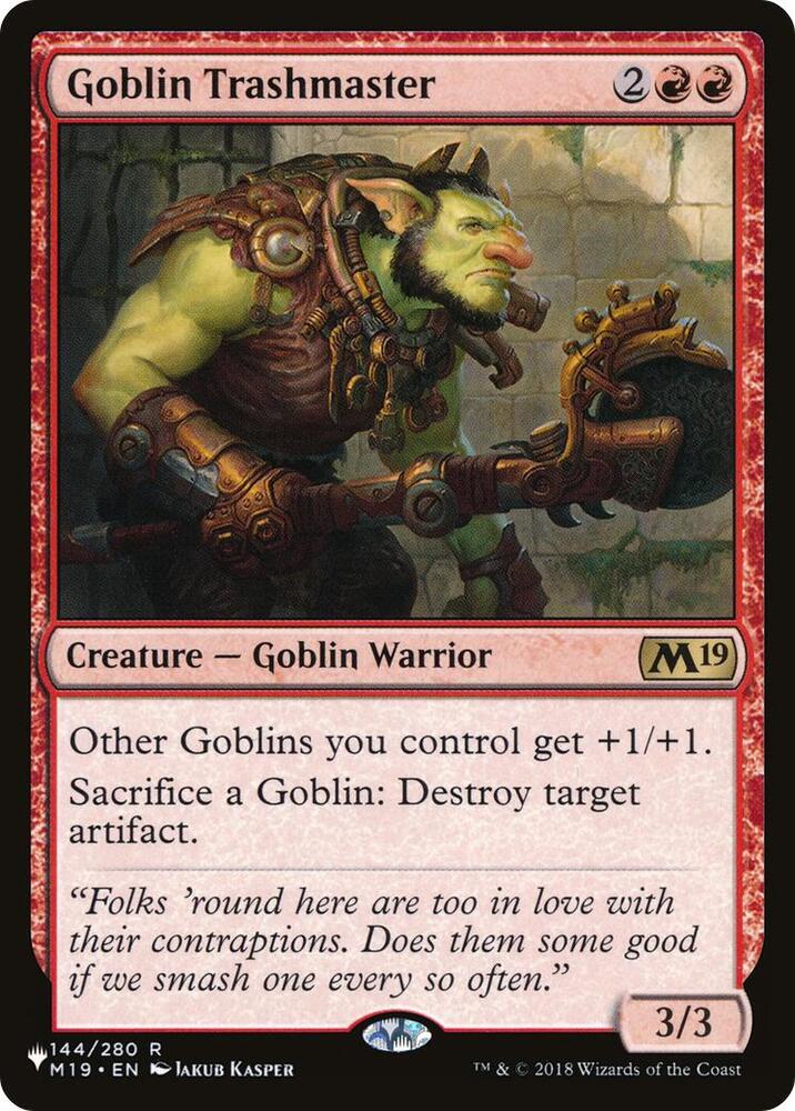Goblin Trashmaster | The List Reprints #144