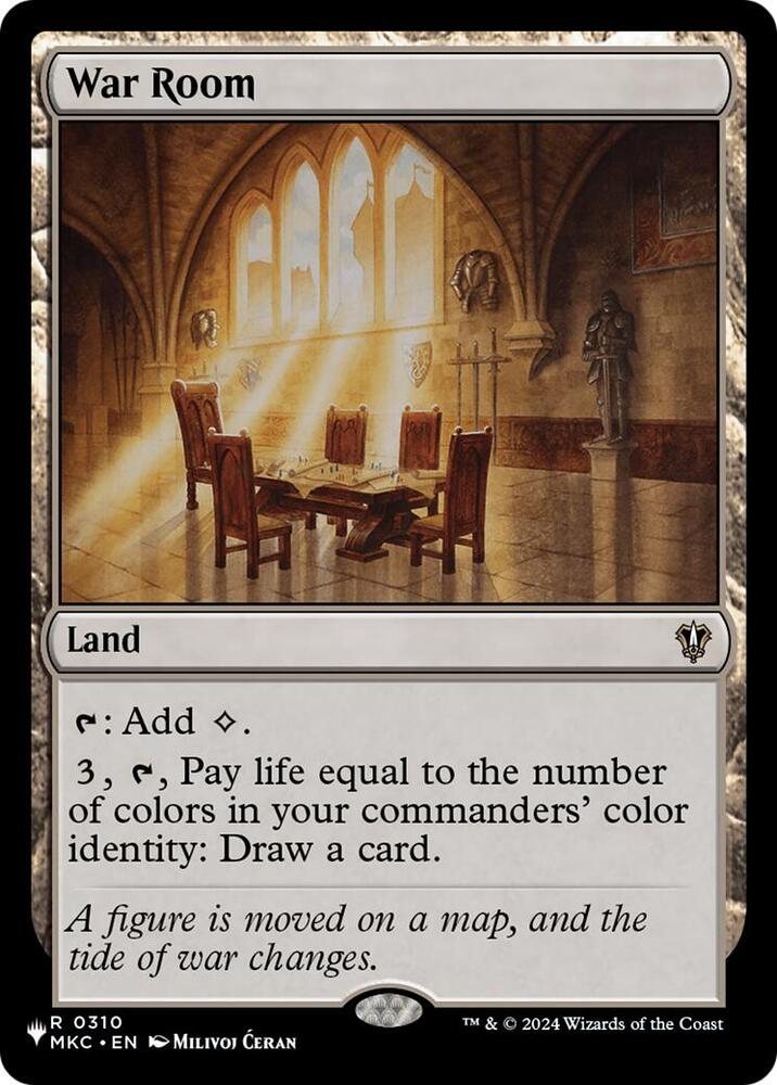 War Room (MKC) | The List Reprints #310