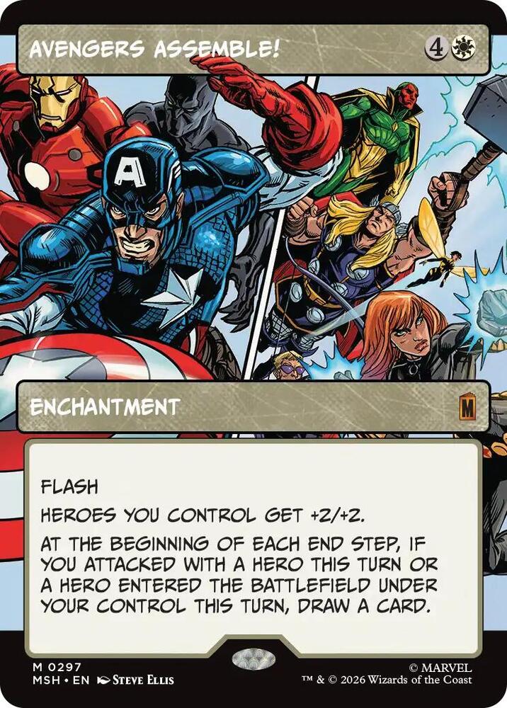 Avengers Assemble! (Borderless) (0297) | Marvel Super Heroes #297