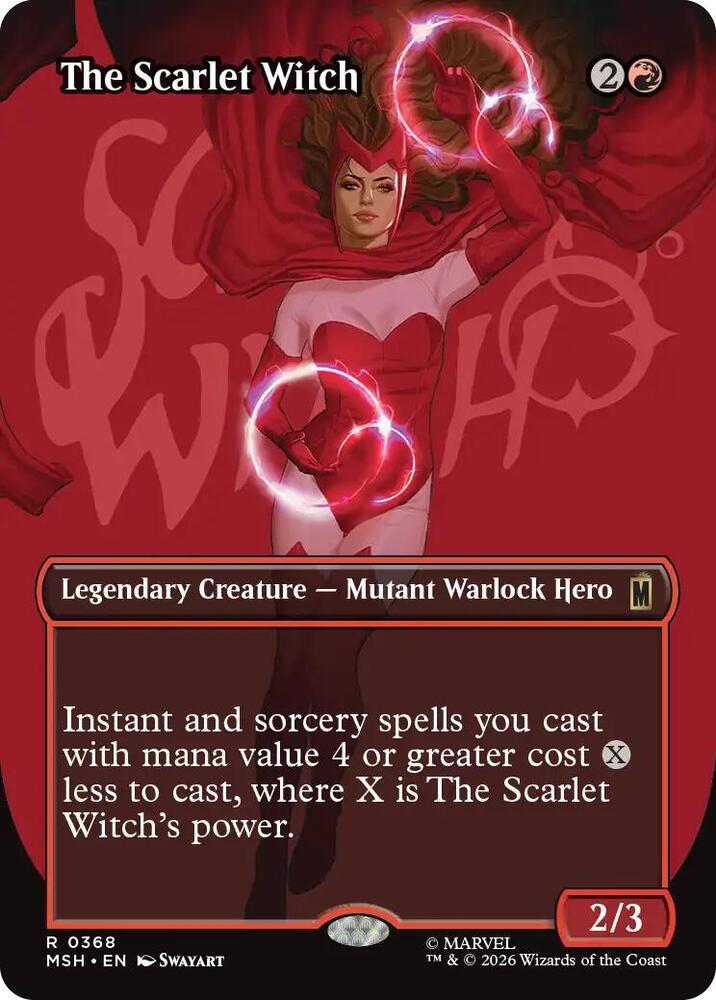 The Scarlet Witch (Borderless) | Marvel Super Heroes #368