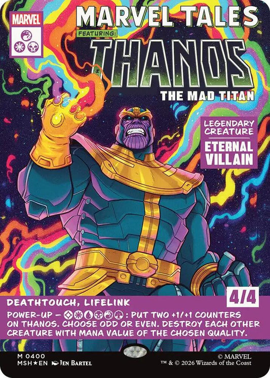Thanos, The Mad Titan (Borderless) (0400) | Marvel Super Heroes #400