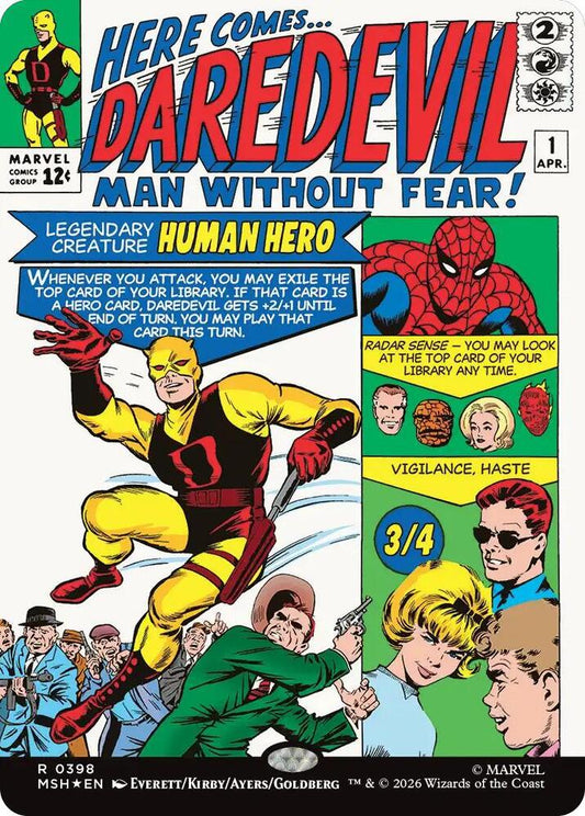 Daredevil, Man Without Fear (Borderless) (0398) | Marvel Super Heroes #398